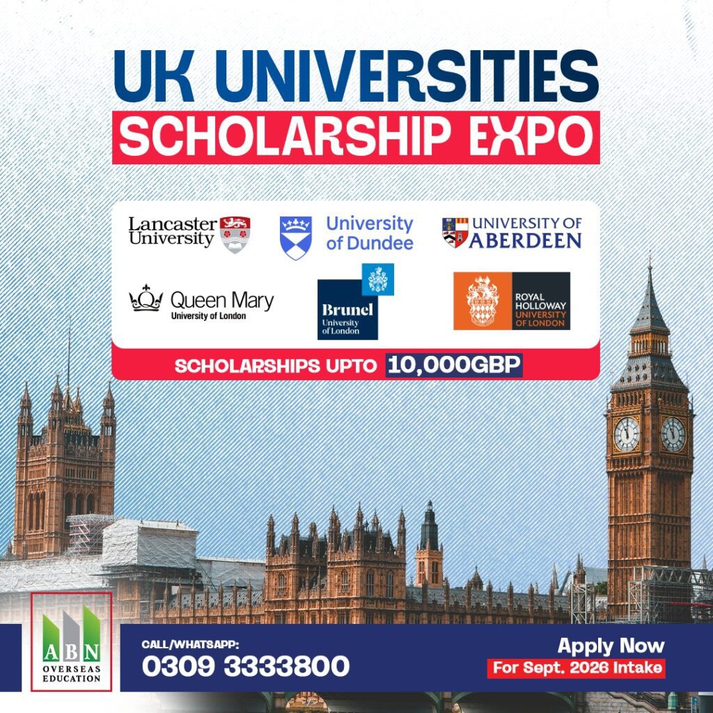 UK Universities Scholarship Expo 2026 Event Banner